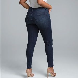 NYDJ Boost skinny jeans sz 16 blue denim
